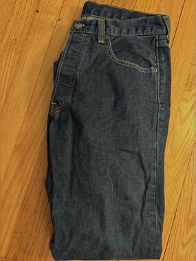 SOLD - Levi Strauss and Co. Men's Dark Blue Jeans - Classic Straight Fit